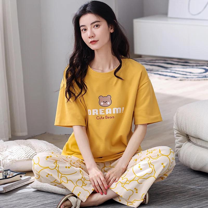 Teddy Dream Printed Night Suit