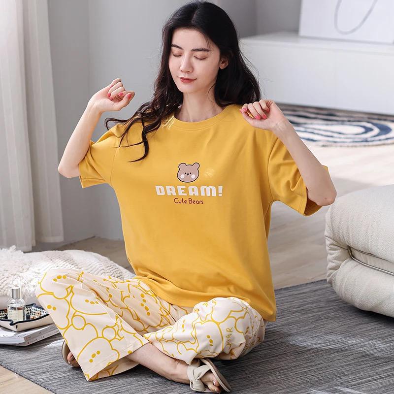 Teddy Dream Printed Night Suit