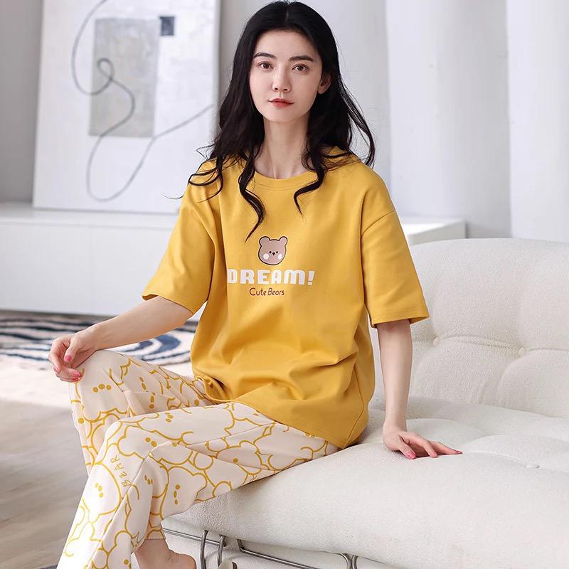 Teddy Dream Printed Night Suit