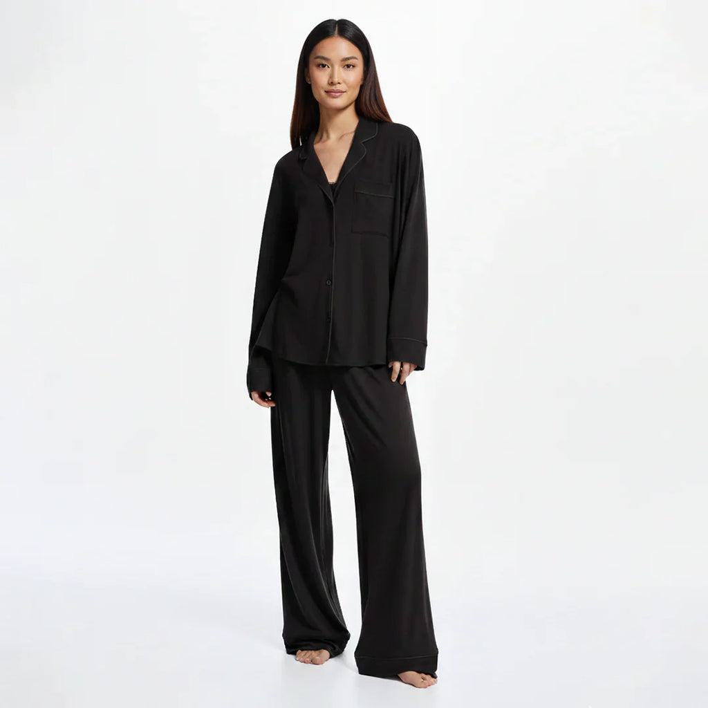 Bloom Pajama Set - Black