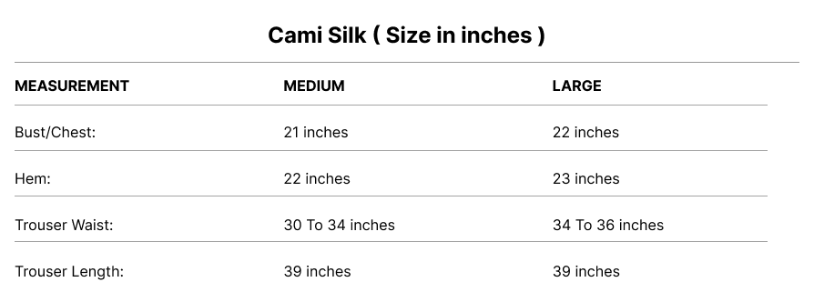 CAMI SILK - RED