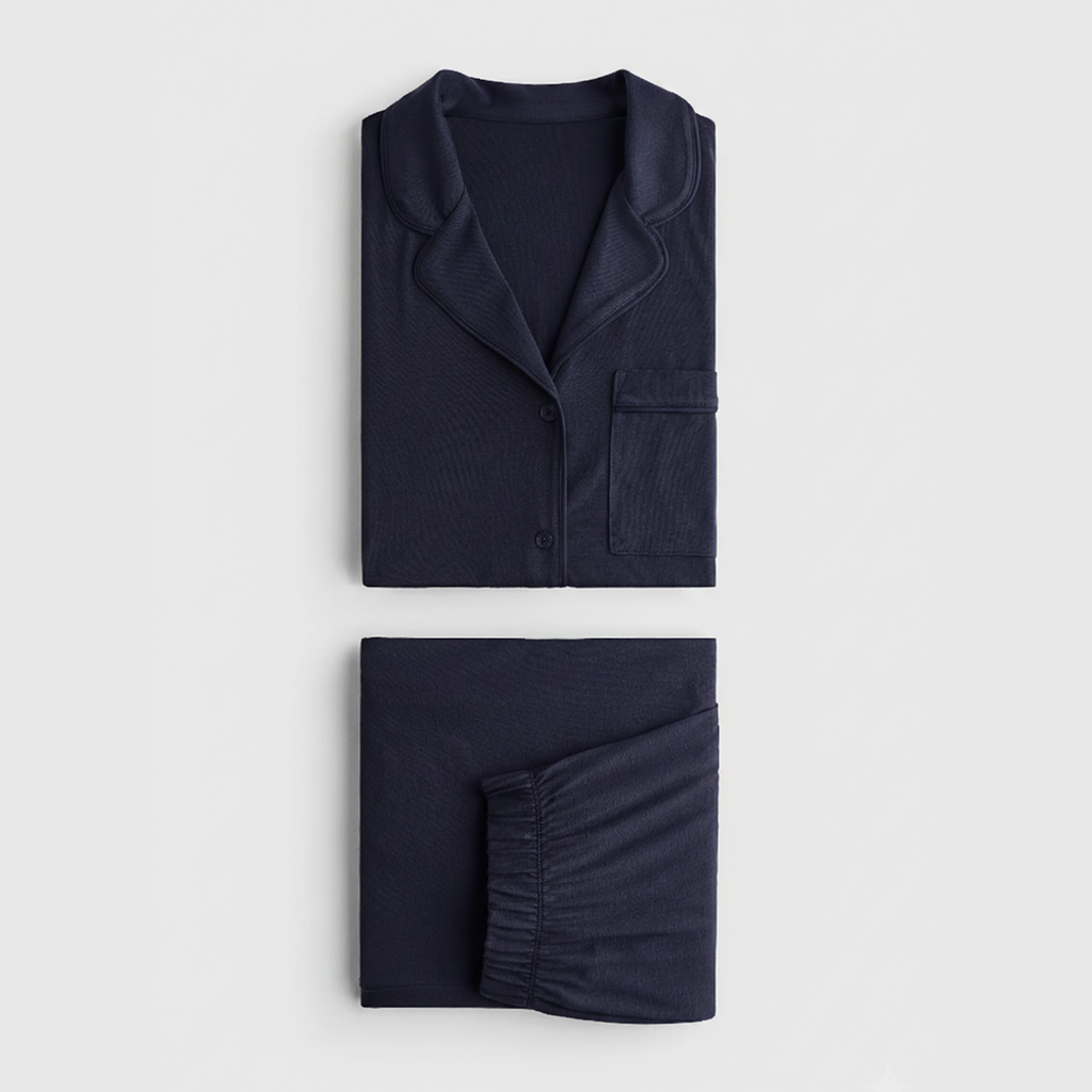 Bloom Pajama Set - Navyblue