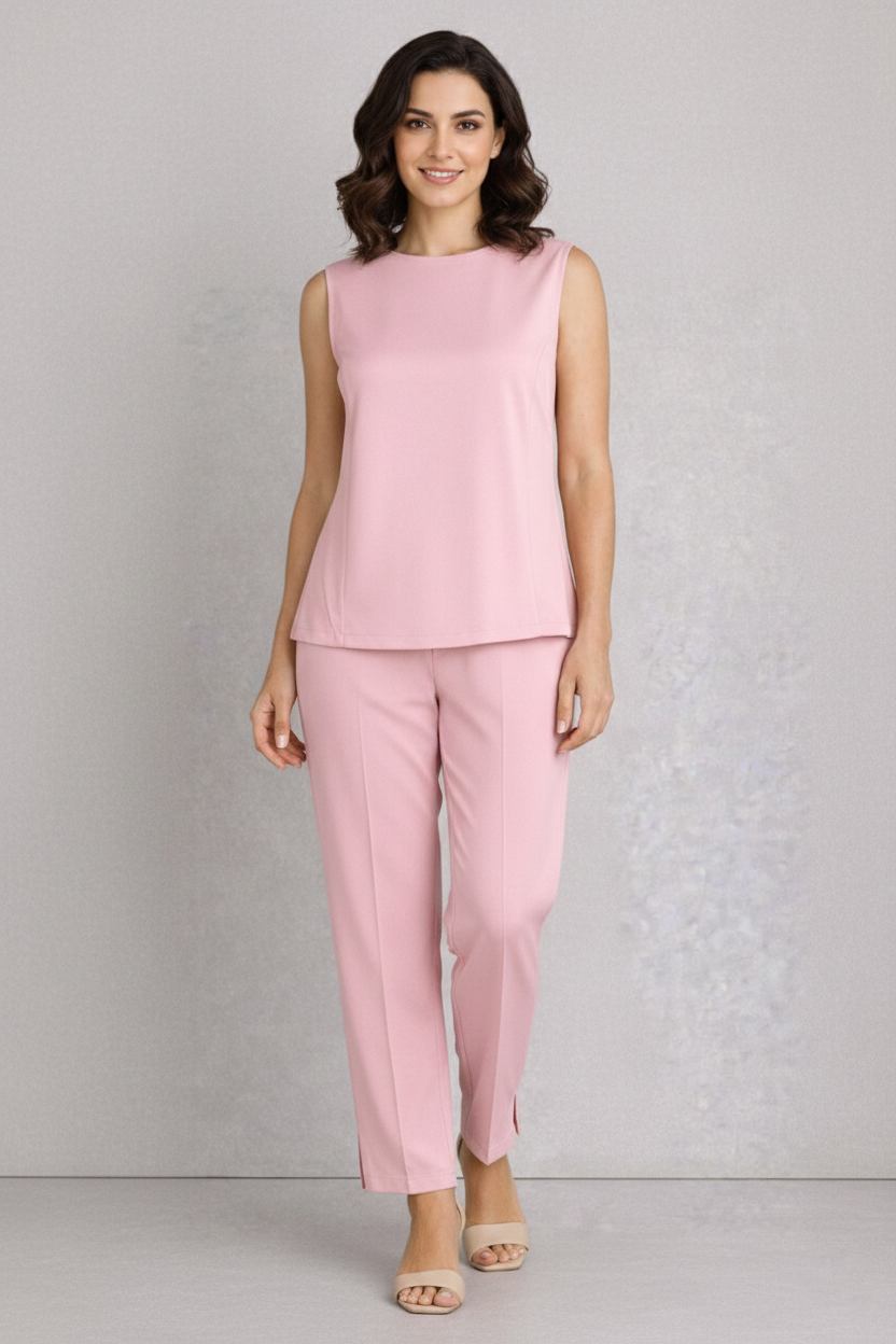 Luna Pajama Set - Pastel Pink