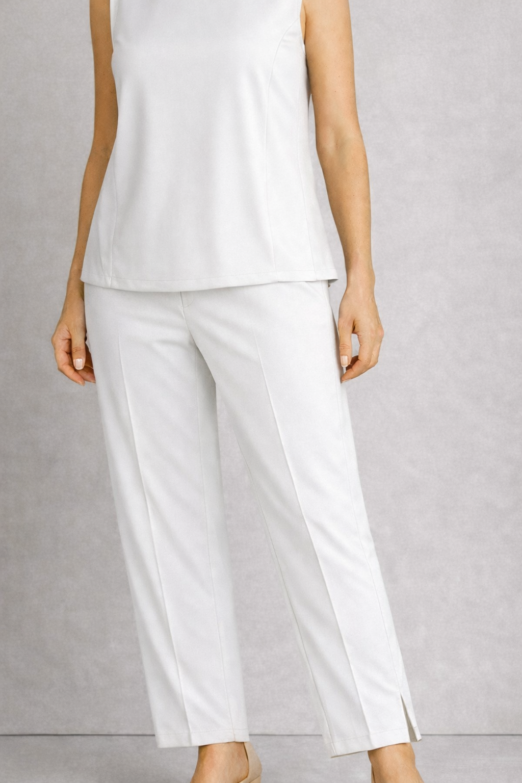 Luna Pajama Set - Pearl White