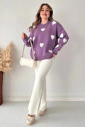 Purple Heart Fleece Co-ord Set